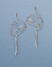 Load image into Gallery viewer, Picasso Face Design Metal Tassel Drop Dangle Post Earrings