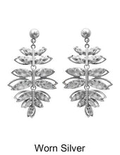 Load image into Gallery viewer, Laurel leaf earrings, Evergreen leaf earrings, Nature inspired, Post Earrings