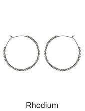 Load image into Gallery viewer, Wired Earrings, Beaded Earrings, Round earring, Hoop earrings