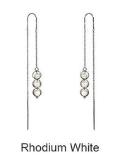 Load image into Gallery viewer, Mother of Pearl, Fresh Pearl, Real Pearl, Natural pearl, Drop Dangle earrings