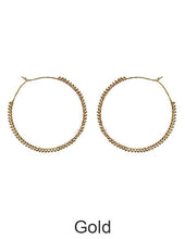 Load image into Gallery viewer, Wired Earrings, Beaded Earrings, Round earring, Hoop earrings