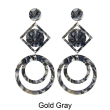 Load image into Gallery viewer, Acetate Resin Geometric Post Earrings