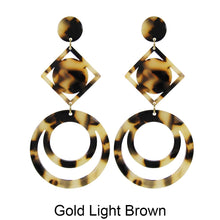 Load image into Gallery viewer, Acetate Resin Geometric Post Earrings