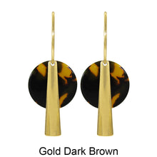 Load image into Gallery viewer, Acetate Resin Geometric Simple Dangle Hoop Earrings
