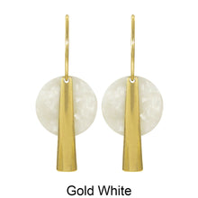 Load image into Gallery viewer, Acetate Resin Geometric Simple Dangle Hoop Earrings
