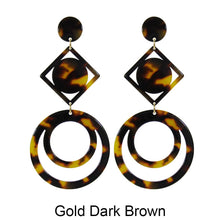 Load image into Gallery viewer, Acetate Resin Geometric Post Earrings