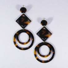 Load image into Gallery viewer, Acetate Resin Geometric Post Earrings