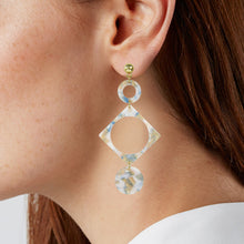 Load image into Gallery viewer, Acetate Resin Geometric Post Earrings