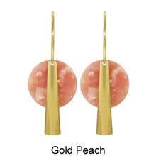 Load image into Gallery viewer, Acetate Resin Geometric Simple Dangle Hoop Earrings