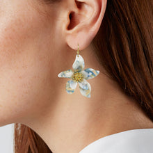 Load image into Gallery viewer, Acetate Resin Flower Delicate Dangle Hook Earrings