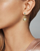 Load image into Gallery viewer, Cubic Zirconia Tear Drop Dangle &amp; Drop Post earring