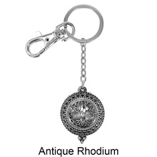 Load image into Gallery viewer, Tree of Life 6 Times Magnifier Magnifying Glass Top Sliding Magnet Pendant Key Chain