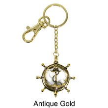 Load image into Gallery viewer, Anchor 6 Times Magnifier Magnifying Glass Top Sliding Magnet Pendant Key Chain