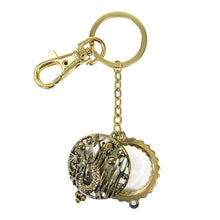 Load image into Gallery viewer, Mermaid 6 Times Magnifier Magnifying Glass Top Sliding Magnet Pendant Key Chain