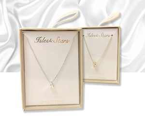 Tiny initial Alphabet Pendant Necklace 14K Gold or Sterling Silver Plated Necklace with Adjustable 16 inch Chain