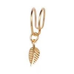 New Fashion Ear Cuffs Gold Leaf Ear Cuff Earrings For Women No Piercing Fake Cartilage Earring Jewelry