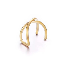 New Fashion Ear Cuffs Gold Leaf Ear Cuff Earrings For Women No Piercing Fake Cartilage Earring Jewelry